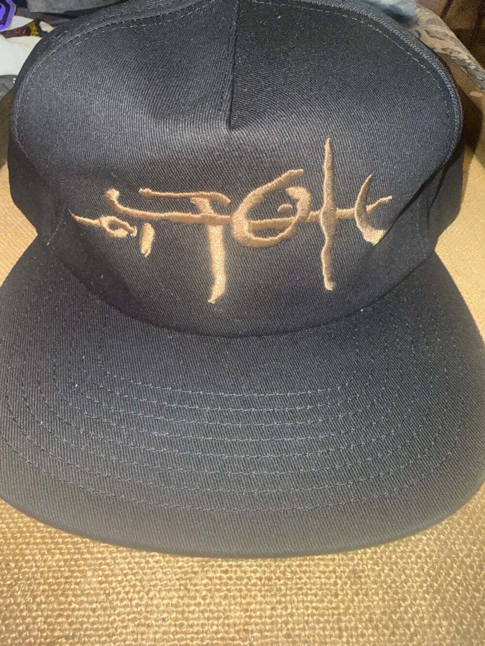 Travis Scott Utopia Embroidered Black Snapback Hat